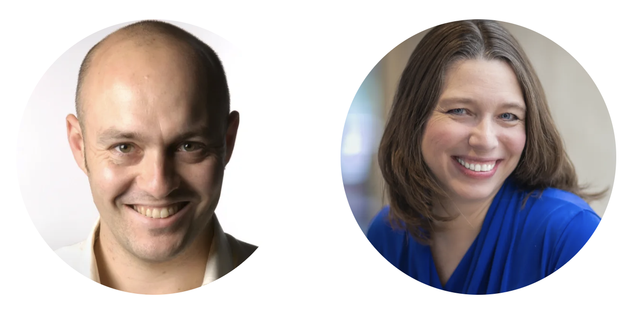 Jamie Carter and Debra Ross